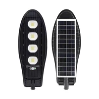 light weight 200w solar integrated radar light control outdoor led lights all in one