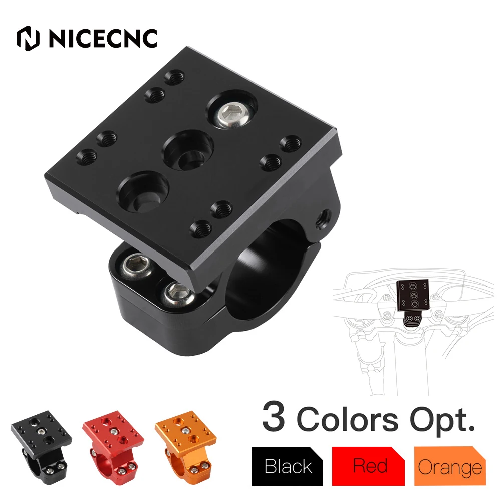 

NiceCNC Motorcycle GPS Handlebar Mount Bracket Holder for Husqvarna TE TEI FE 125 250 300 350 400 450 501 2014-2023 2022 2021