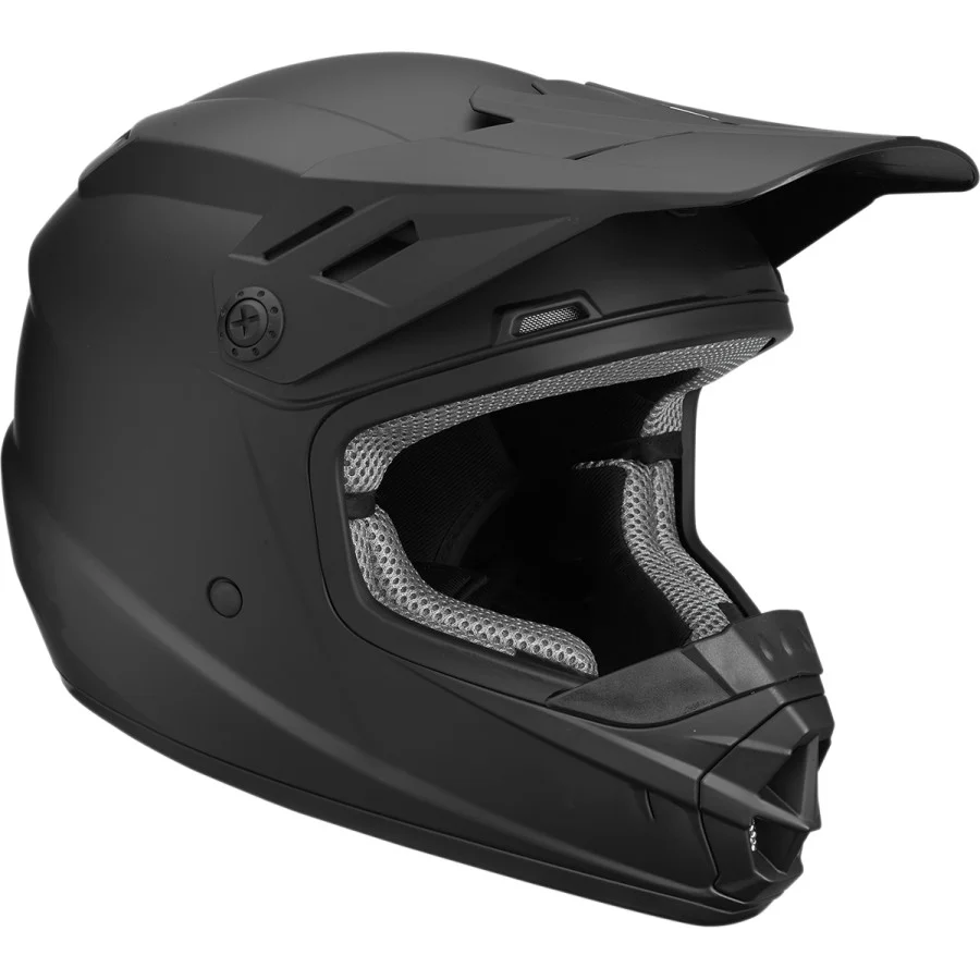 

New Sport Helmet Sector Youth Helmet (Large, Solid Black)