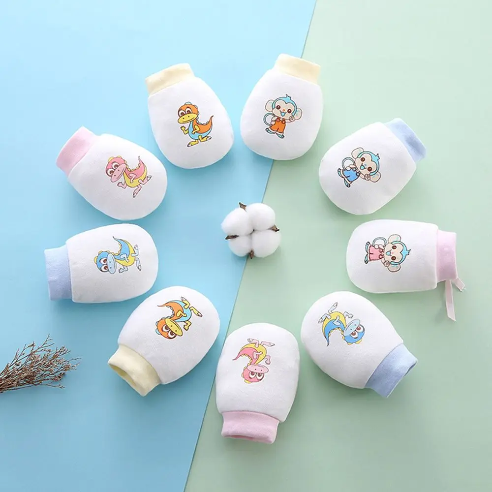 

1 Pc Quality Newborn MittenWinter Newborn Product Infant Pure Cotton Mittens Gloves Drawstring Anti Scratch Kids Accessories