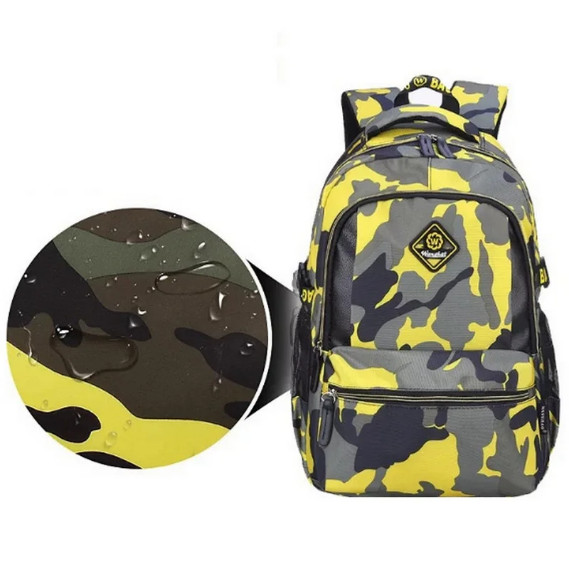 Waterproof Children School Bags For Girls Boys 2023 Kids Orthopedic Camouflage School Backpack kids School bag Mochila Escolar