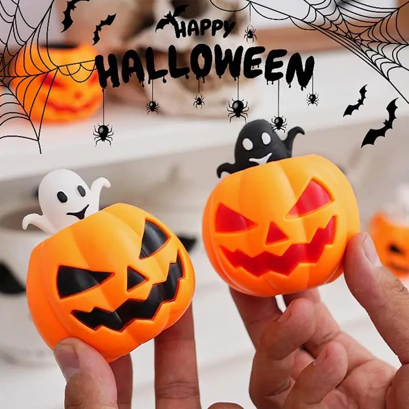 

Funny Pumpkin Ghost Squeeze Toy Adult Kids Anti Stress Toys Relief Stress Vent Ball Halloween Party Decoration Prop Baby Gifts