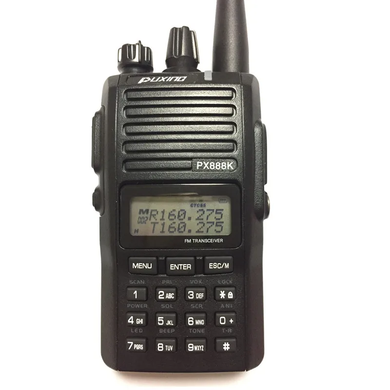 

PUXING PX 888K Dual Band Handheld Two Way Radio Px-888k 136-174mhz 400-480mhz Transceiver Walkie Talkie PX888K