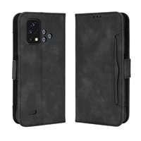 For Umidigi Bison X10S NFC Case Premium Leather Wallet Leather Flip Multi-card slot Cover For Umidigi BisonX10S NFC Phone Case