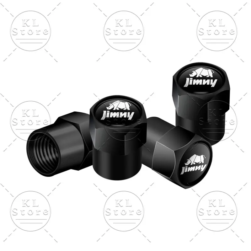 4 шт., колпачки на клапаны автомобильных шин, с логотипом Suzuki Jimny