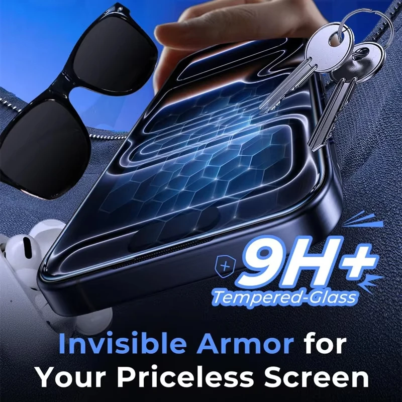 Фото Защитная пленка для экрана HD для Samsung S26 Ultra S25 FE A56 5G S24 S23 Plus A37 A57 A55 A54 A53 A36 A35 A34 A52, закаленное стекло, 1-4 шт. №5