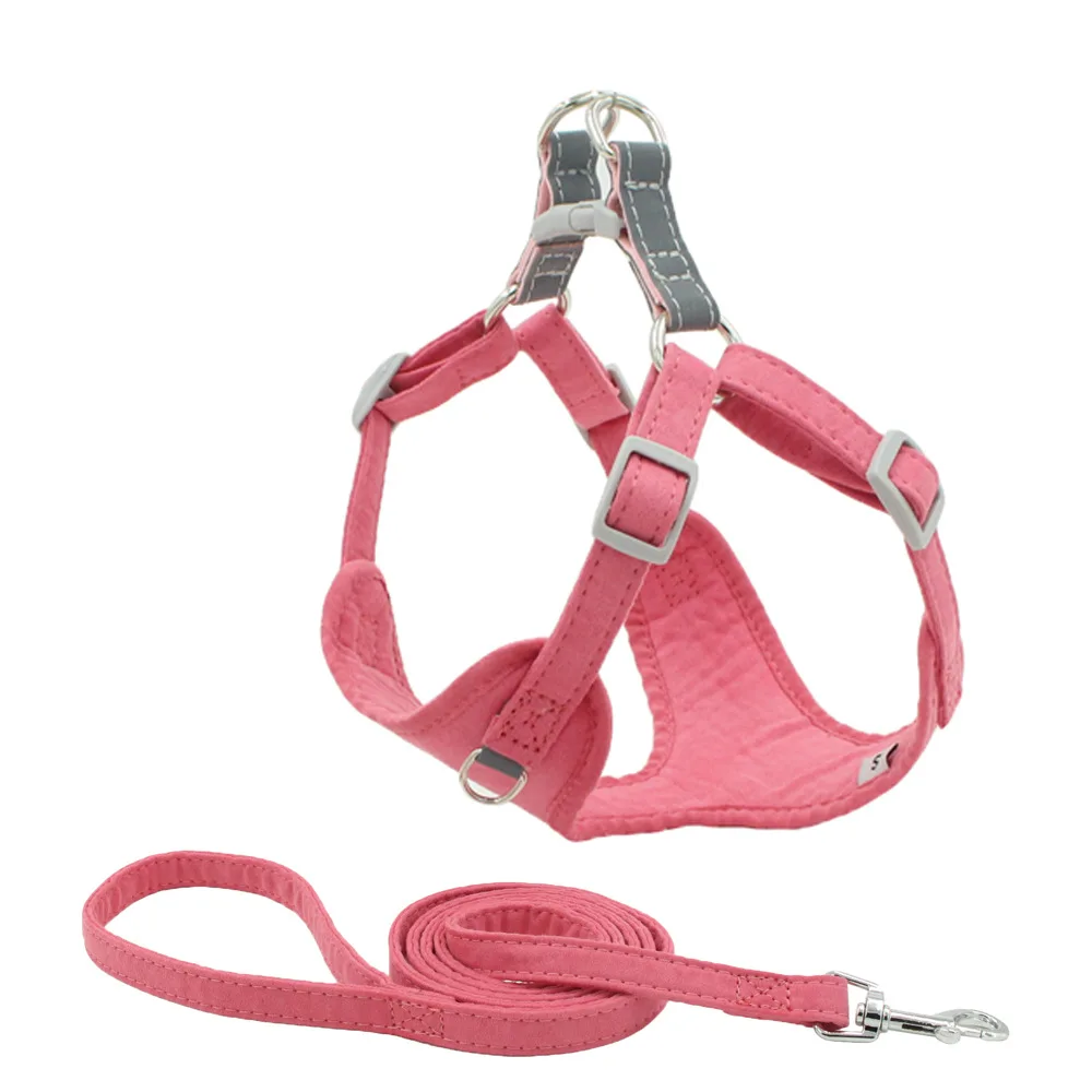 

Шлейка для собак-мягкий шаговый жилет для маленьких и средних собак, лучшие товары для домашних животных, замша