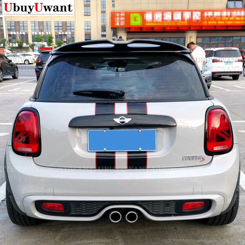 

For MINI Cooper S 2.0T F56 F55 S JCW Spoiler High Quality FRP UNPAINTED / REAL CARBON FIBER 2013-2020