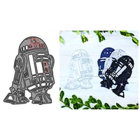 star wars cutting dies robot model diecut for diy scrapbooking embossing paper cards crafts making new 2022 punch