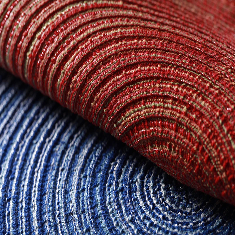 Коврик для еды в Западном скандинавском стиле Круглый хлопковый тканый