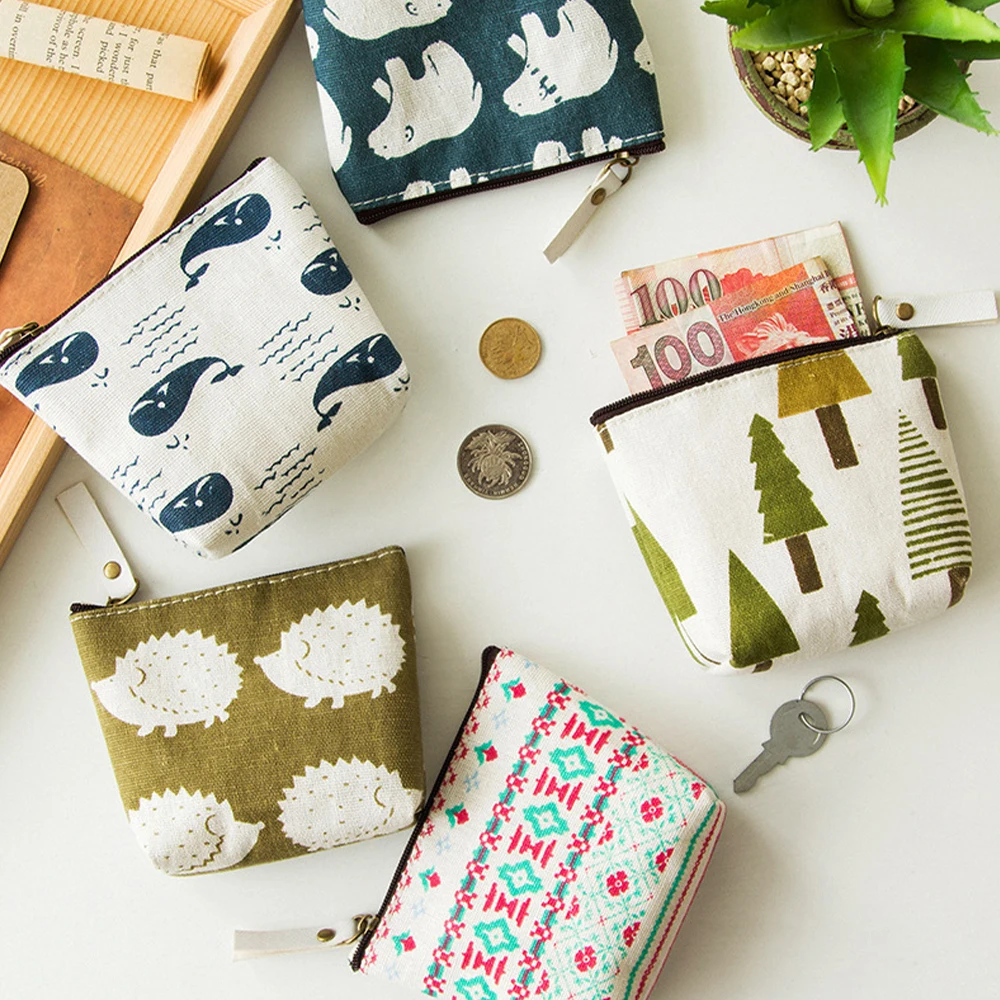 

Credit Card Holder Women Wallet Cute Bag Business Coins ID Men's Bank Bus Genuine Zipper Pocket Small