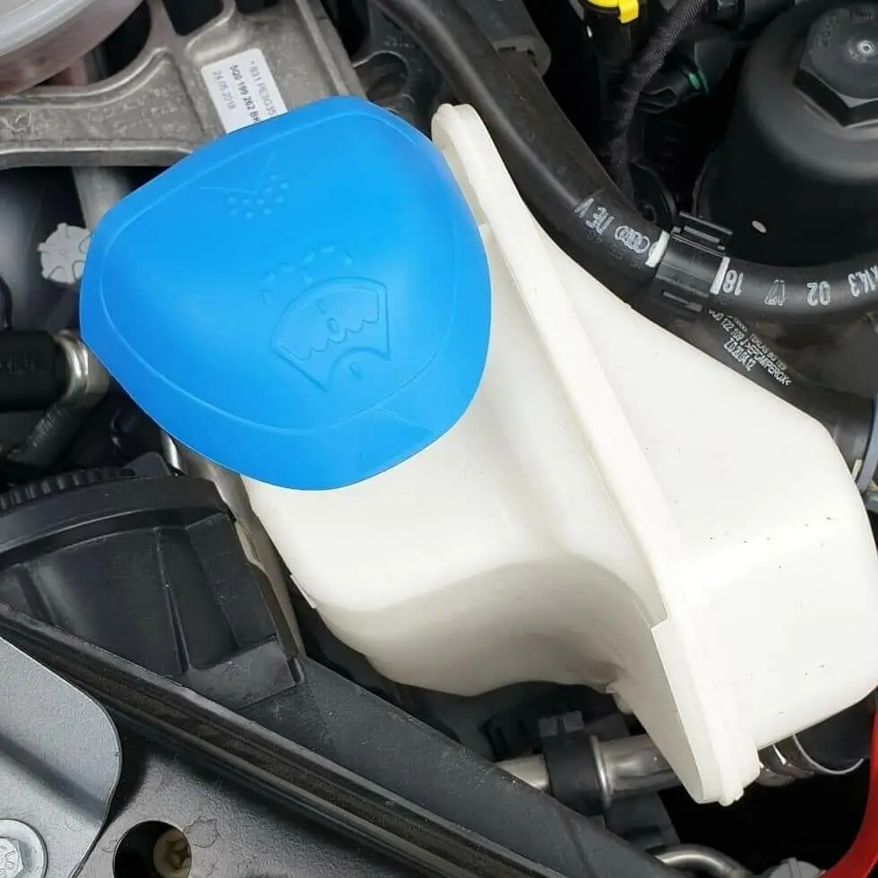 

6V0955485 000096706 Wiper Washer Fluid Reservoir Tank Bottle Cover Cap Lid Plastic Blue for Audi for VW, SKODA