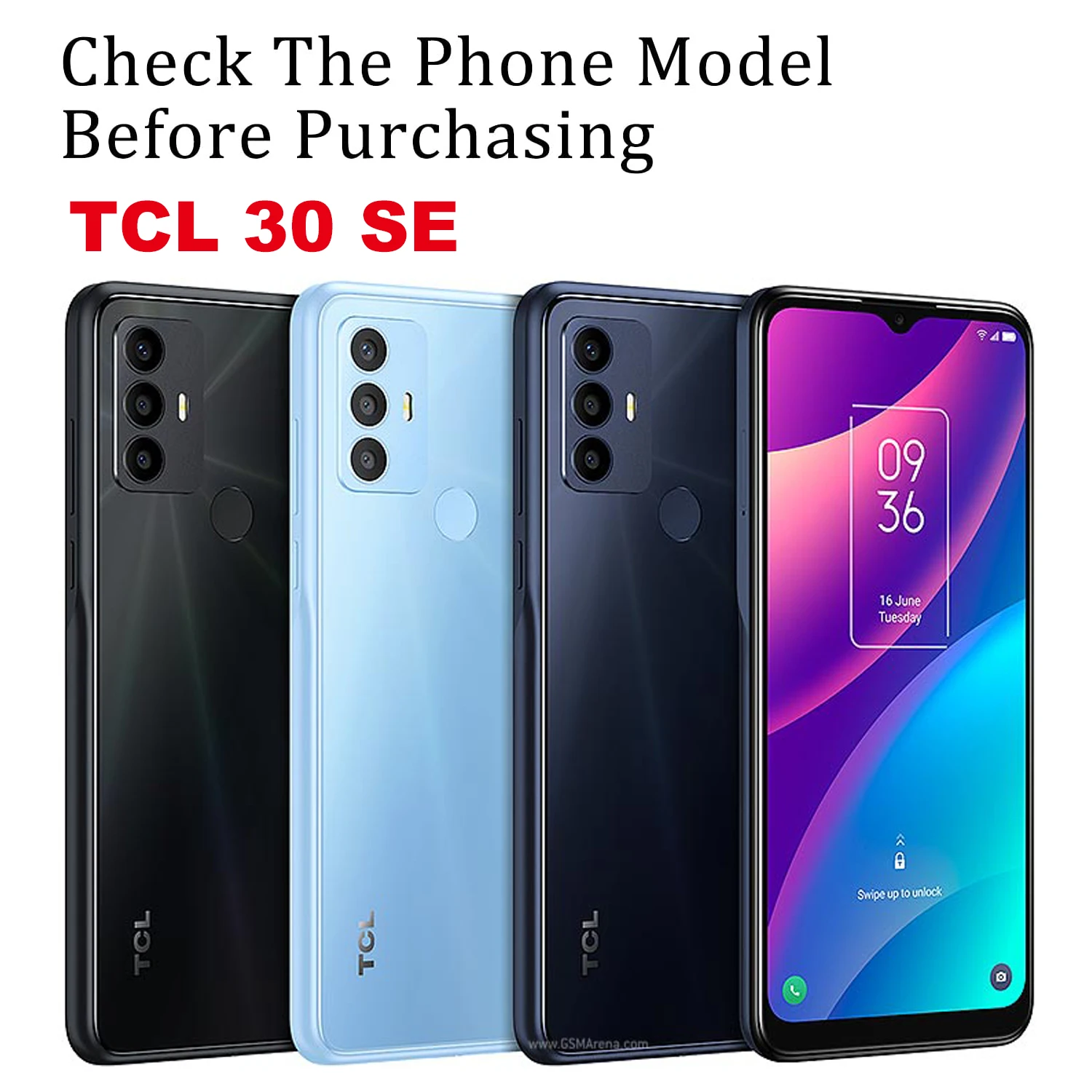 2/4Pcs Screen Protector Glass For TCL 30 SE Tempered Glass