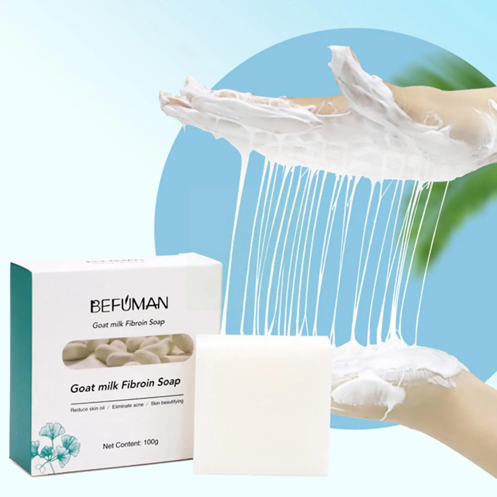 

100g Silk Protein Skin Repair Soap Clean And Perfect M9m8 Soap Soap Repair Protein Skin Skin Silk Skin An Soap Protein Care H9U7