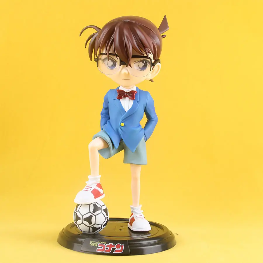 

Cartoon Detective Conan Action Figures Reading Book And Detective Phone 3D PVC Model Collection Kid Gift Toy