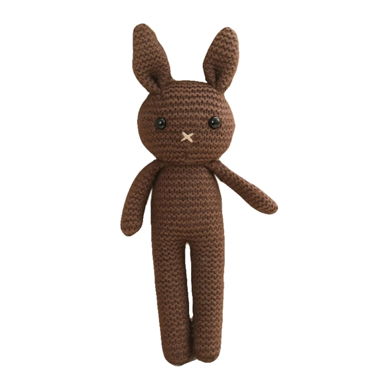 

20cm Knitting Rabbit Stuffed Animal Party Gift Soft Baby Toy Hanging Pendant
