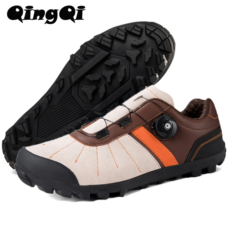 

QingQi-TB186 Men Hiking Shoes Breathable Tactical Combat Army Boots Desert Training Sneakers Outdoor Trekking Shoes Size39-50