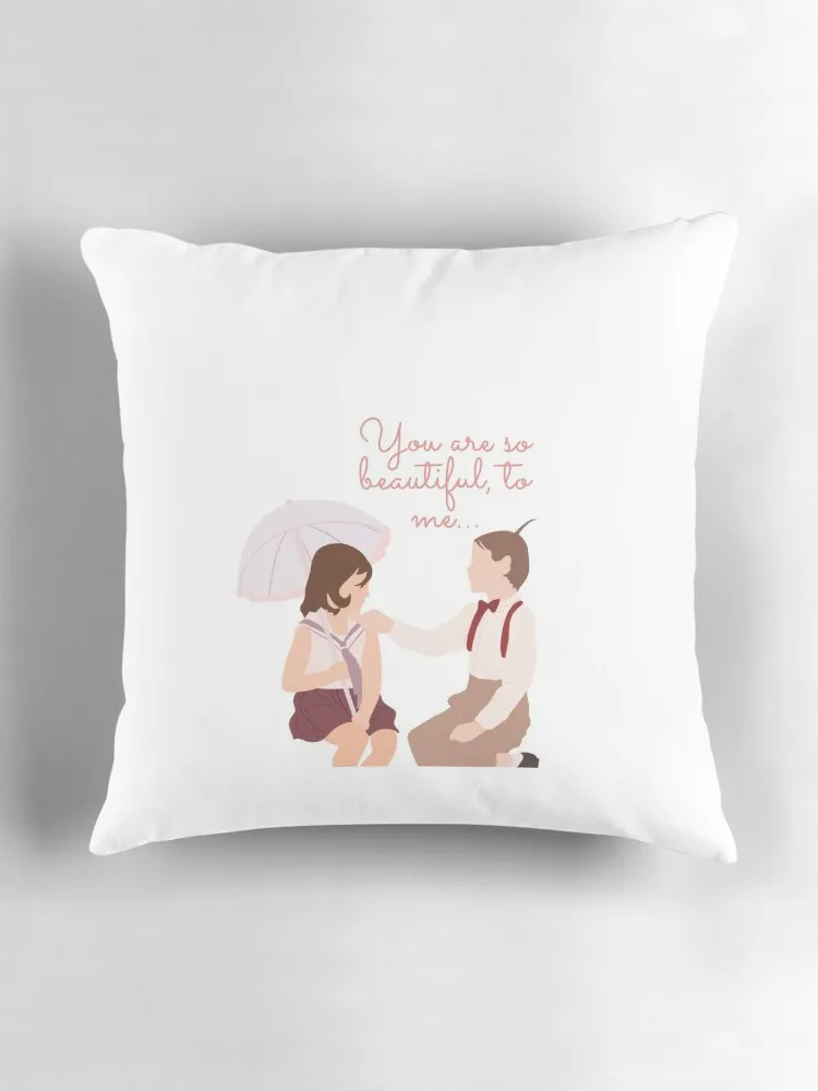 Маленькая декоративная подушка с изображением Альфальфа и дарлы Рождественская