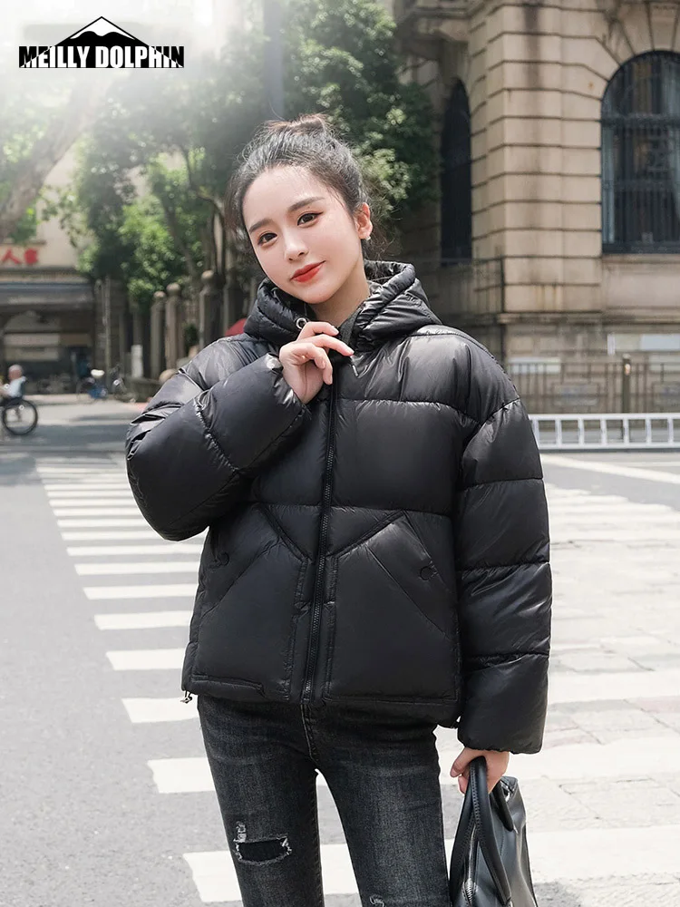 Winter Jacket 2022 New Parkas Women Fashion Coat Long Sleeve Clothes Winter Hooded Female Warm Cotton Padded Jacket