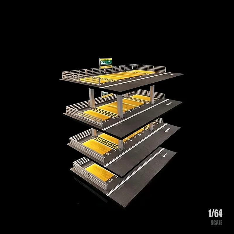 TimeMicro &amp MoreArt 1/64 трехмерная имитация парковки модель автомобиля демонстрационная