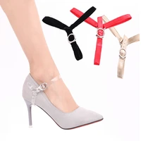 high heels silica gel pu anti slip bundle shoelace holding loose anti skid straps free triangle bundle shoe laces buckles shoes