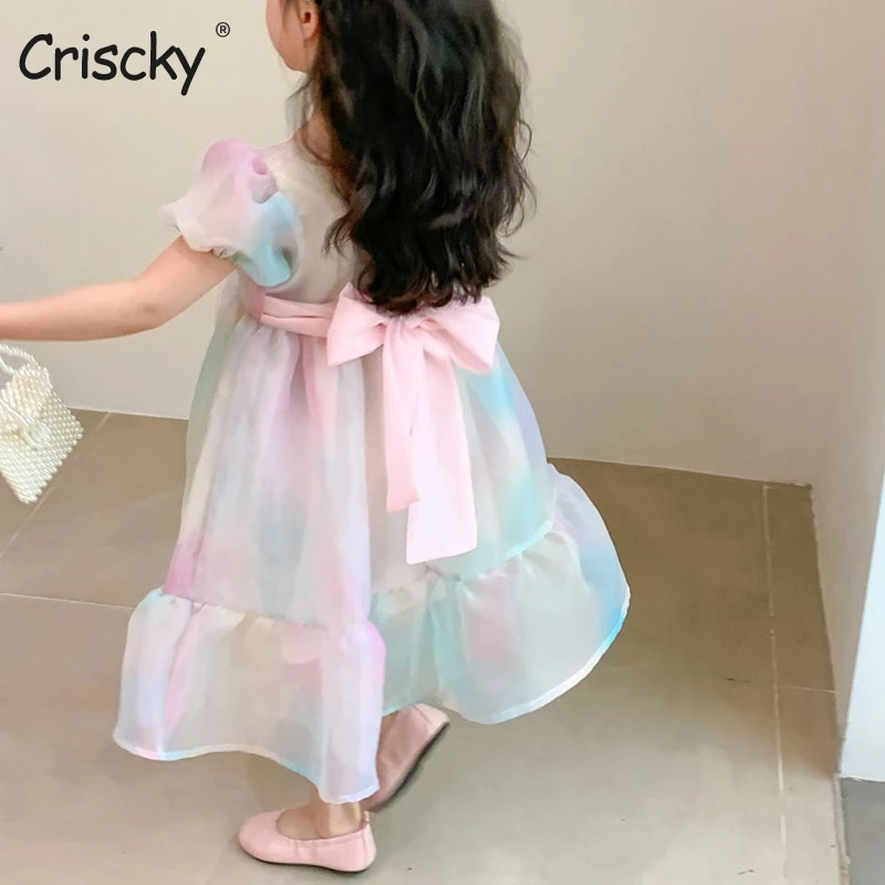 

Criscky Girls Dress New Year Elegant Princess Dress Kids Dresses For Girl Costume Children Wedding Party Dress Vestido Infantil