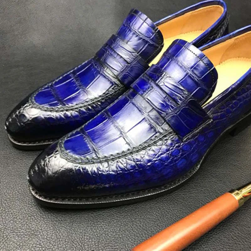 Рисунок 5 - Мужские туфли из натуральной крокодиловой кожи