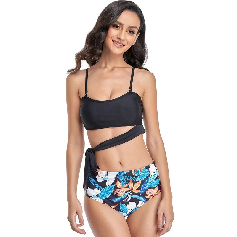 

Бикини женский сексуальный купальный костюм бикини с высокой талией