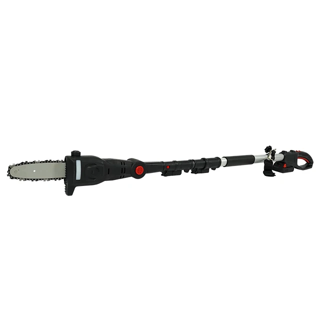 Hot Sale 20V 8inch Lithium-ion Cordless Telescopic Pole ChainSaw with Auto-Tension