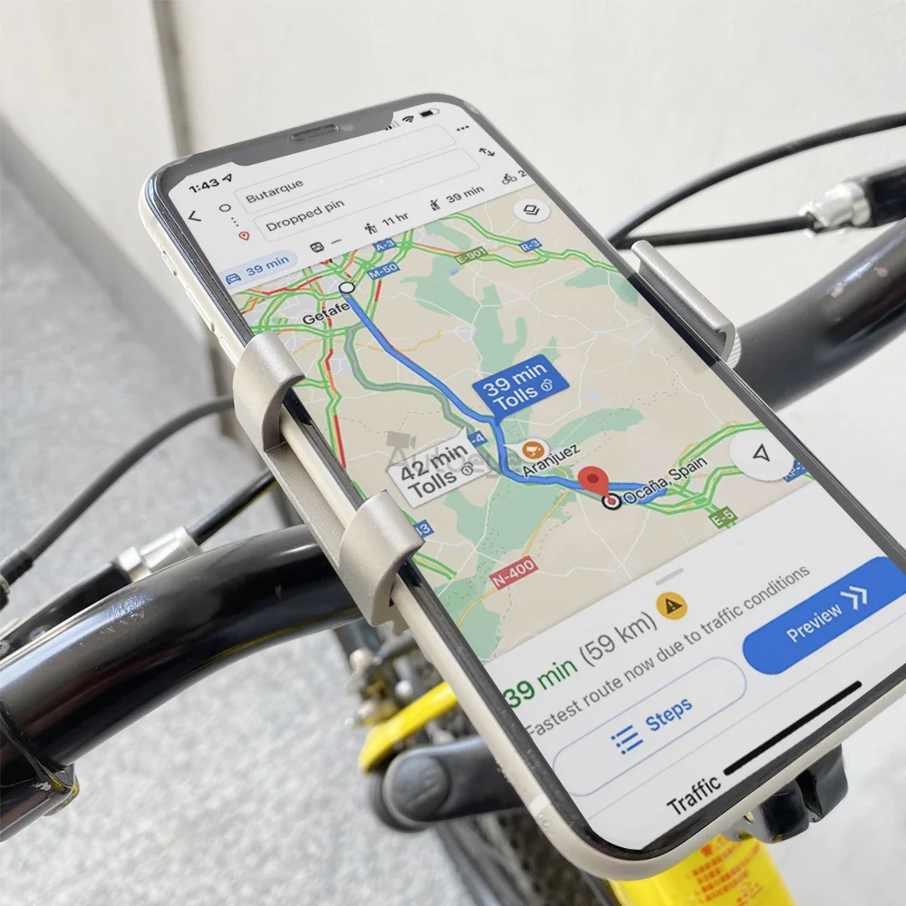 Держатель телефона Велосипед Алюминий Сплав CNC MTB Универсальные  велосипедные аксессуары Антипробуксовочная Мотоцикл крепление Смартфальные  стойки Стоять Регулируемый Не скольжение GPS Мотоцикл Mirro Зажим для руля  | AliExpress