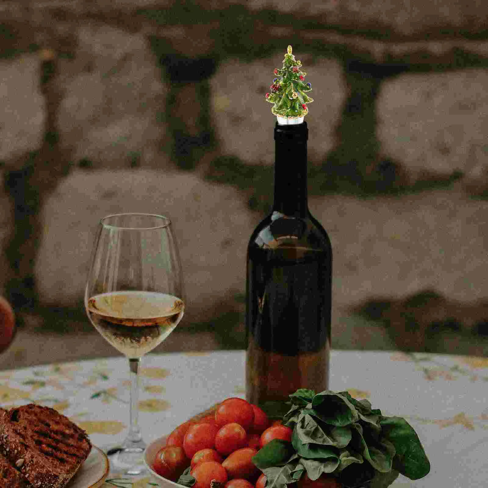 Эмалированная рождественская серия пробки для бутылок праздничная декоративная