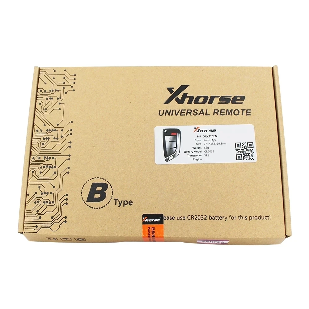 10 шт. Xhorse Универсальный VVDI супер удаленный XEKF20EN с чипом XT27 для мини ключевой