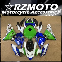 new abs whole motorcycle fairings kit fit for kawasaki ninja zx 10r zx10r 2004 2005 04 05 bodywork set green blue tank cover