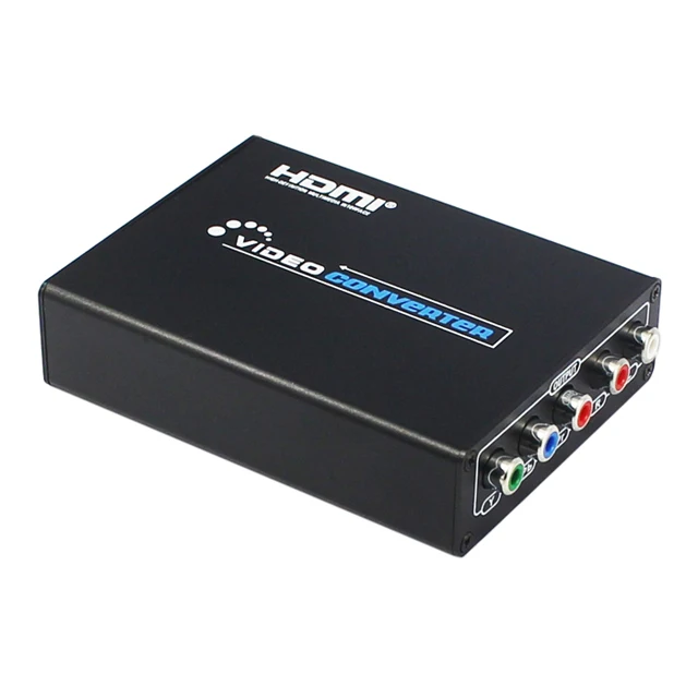 

high precision hdmi to 5 rca component av input hdmi output ypbpr rgb converter