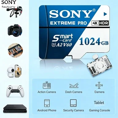 Фото Карта памяти Sony 1024GB 512GB 256GB 128GB TF micro SD Class V30 UHS-1 флеш-карта №2