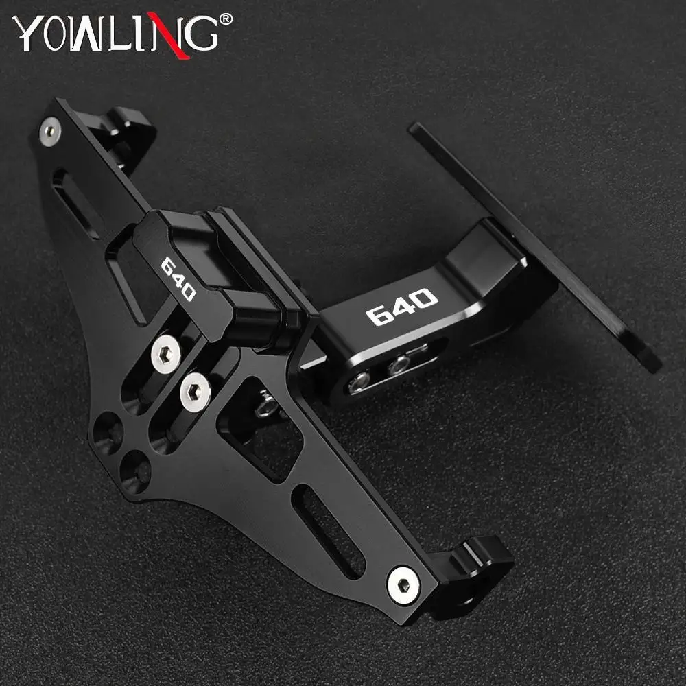 

For 640 640LC4 Motorcycle Fender Eliminator Adjustable License Plate Holder Bracket LED