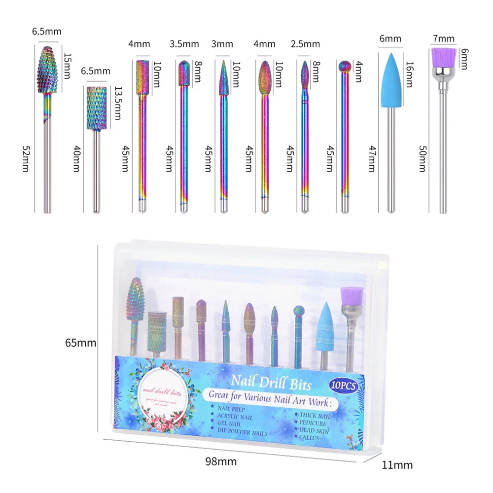 Фрезы для маникюра из вольфрамовой стали