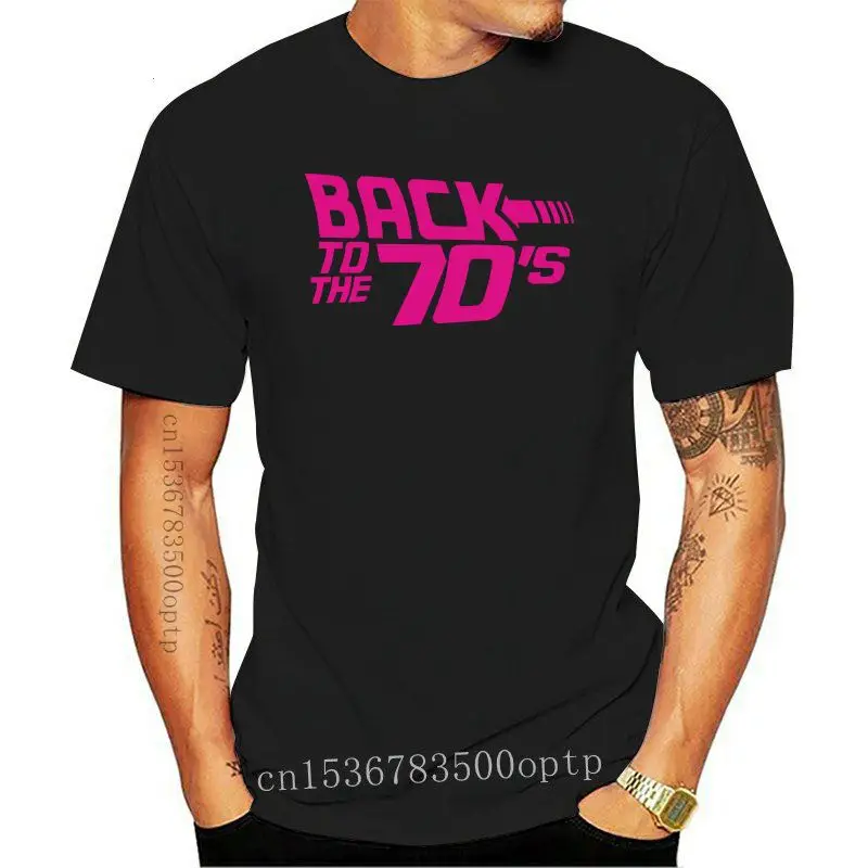 

Camiseta divertida "Dance 70's Back To The Love", colores neón, hasta 5XL