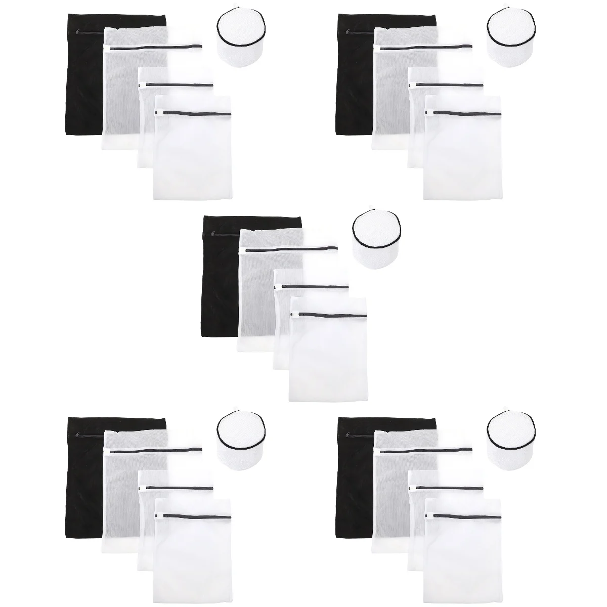

25 Mesh Laundry Bags Washing Machine Bags Zipper Clothes Washing Bags