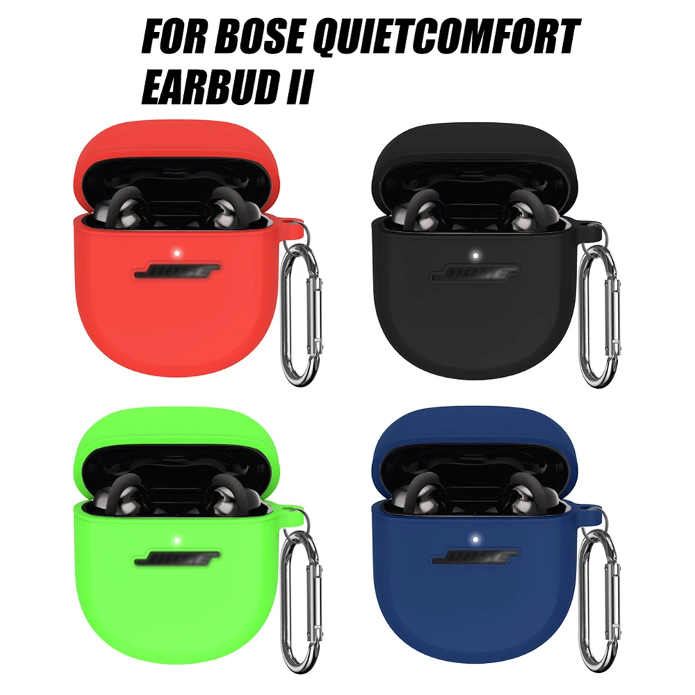 

Silicone Case For Bose QuietComfort Earbuds II Bluetooth Earphone Case Sleeve Headset Protective Cover for BOSE QC Earbuds 2