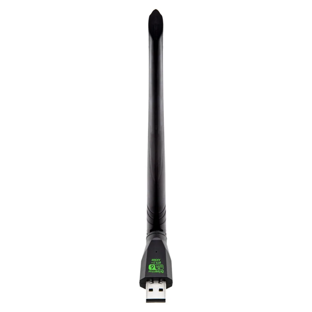 Фото USB-адаптер AX900 WiFi 6, Bluetooth 5.3, 900 Мбит/с, двухдиапазонный (5 ГГц/2,4 ГГц), беспроводная сетевая карта без драйверов для Windows 10/11 №2