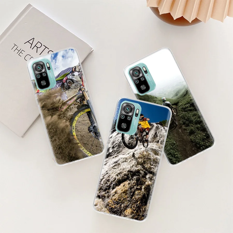 Adventure mountain cross-country cycling Phone Case For Xiaomi Poco X3 GT X4 NFC Pro 5G M4 M3 M2 Mi A1 A2 A3 F3 F2 F1 Note 10 Li