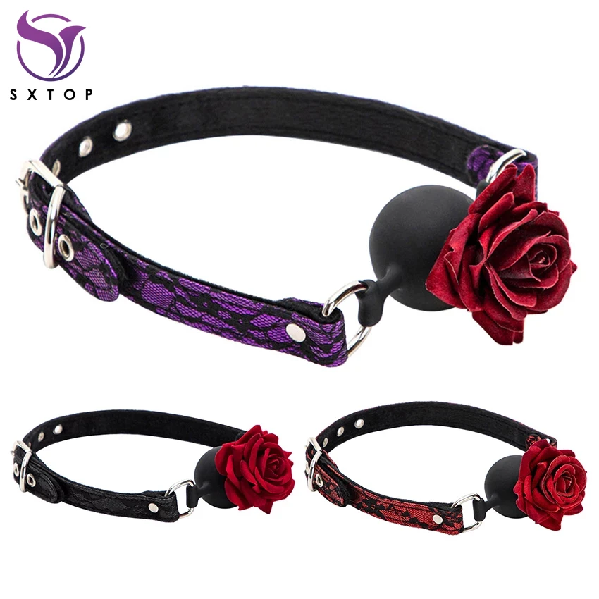 Роза силиконовый шар телефон флирт тренировка БДСМ бондаж аксессуары 18