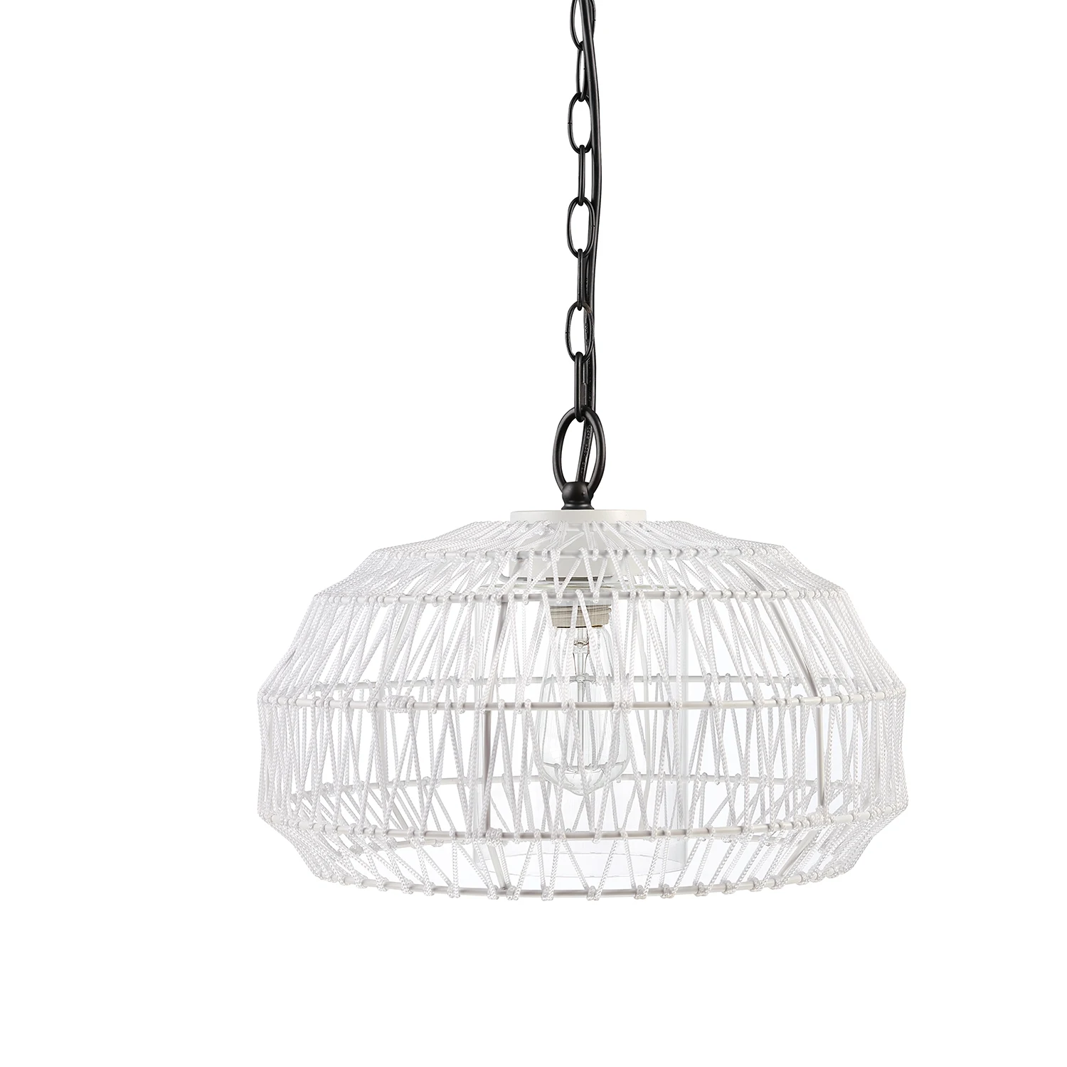 

1 White Globe Pendant Lights withGlobe Glass