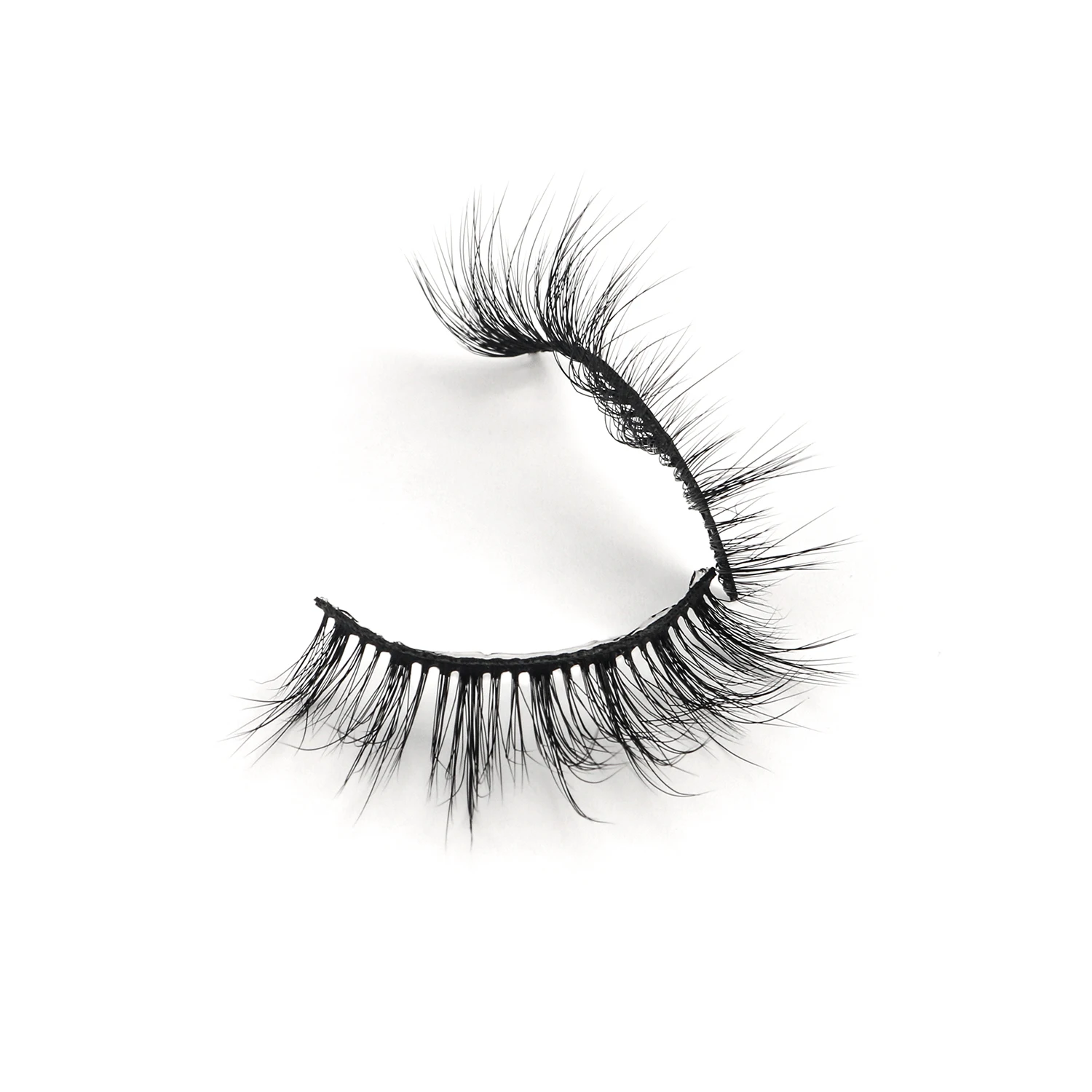 

Silk Lash Strips Faux Mink Eyelash Supplier Extension For Business Fake Eye Hair 18MM 20MM Curl Popular Hot Styles Factory