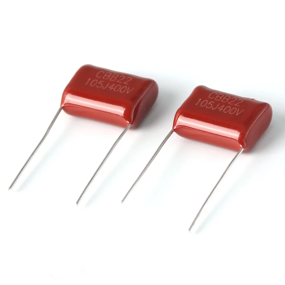 

100PCS 400V CBB Capacitors 105J 1uF/1000nF P15mm Polypropylene Film Capacitor