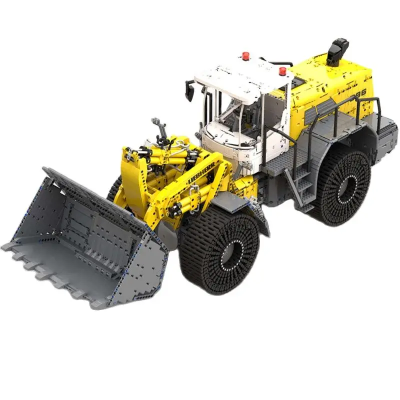 

NEW High-Tech MOC-49777 Giant Liebherrins L586 Project Forklift Power Mobile Remote Control Assembly Model Toy Boy Birthday Gift