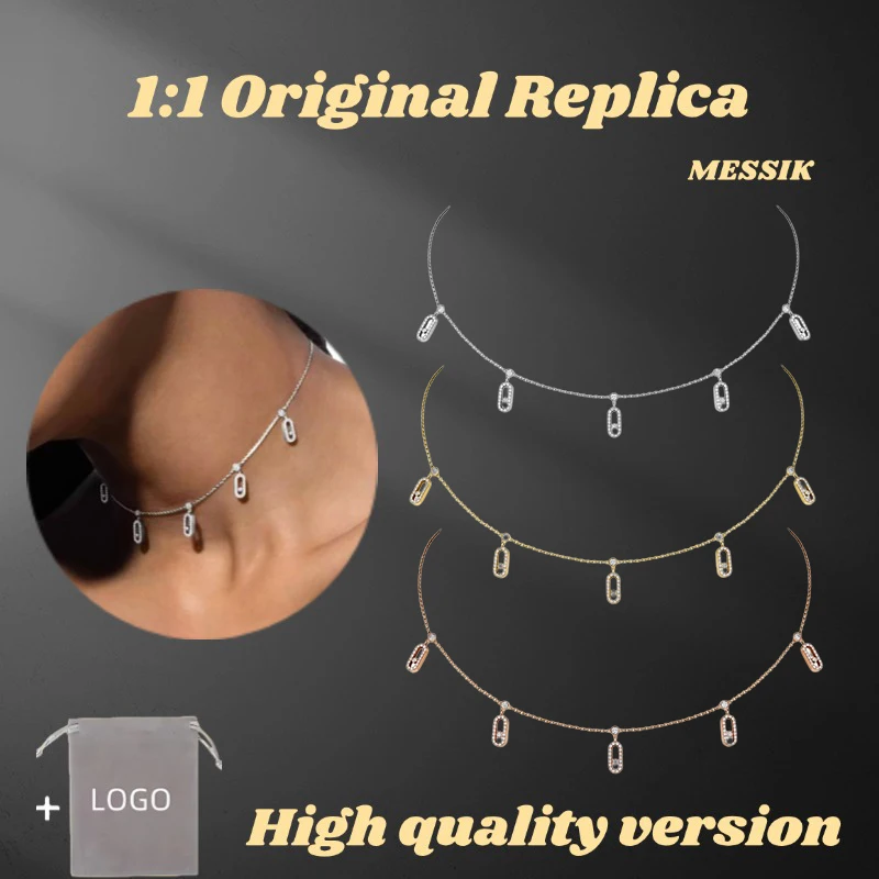 Модное колье MOVE UNO в стиле MESSIK роскошные ожерелья из стерлингового серебра S925 для