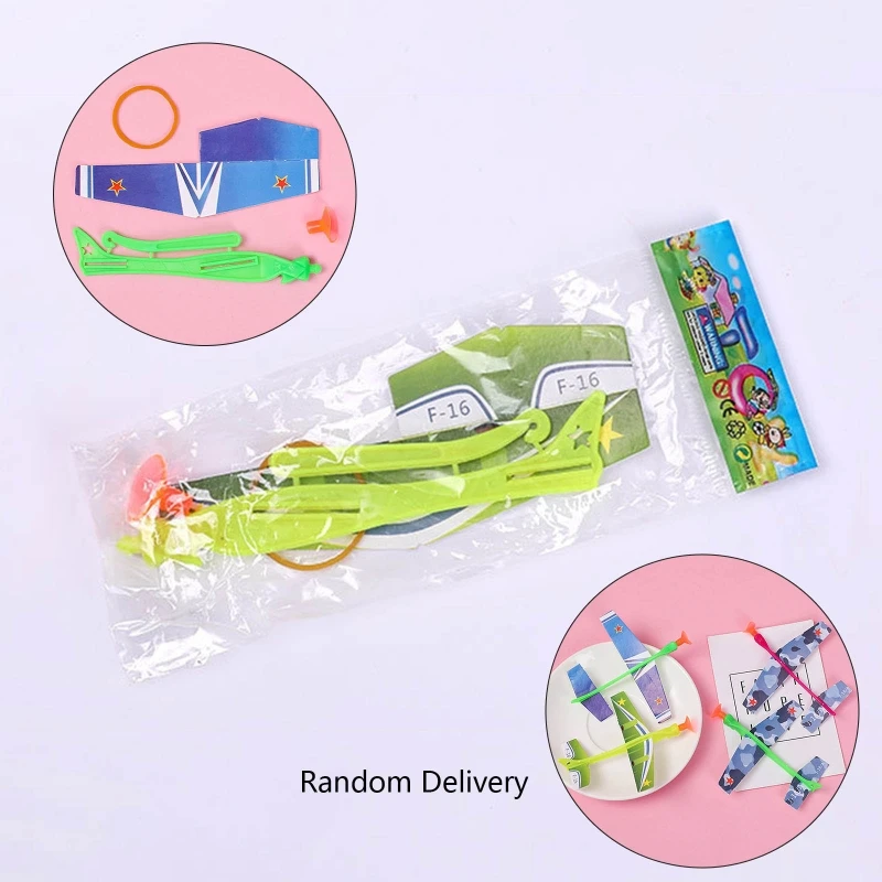 

Plastic Suction Cup Plane Model Toy Easy Flying Toy Aircraft Funny Gadget Gift N0HD