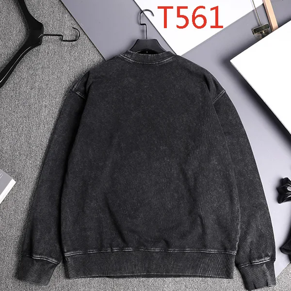 

T561 Fashion sweater new Sanskrit letter snowflake embroidery Cross Guards Loose and simple clothing for lovers
